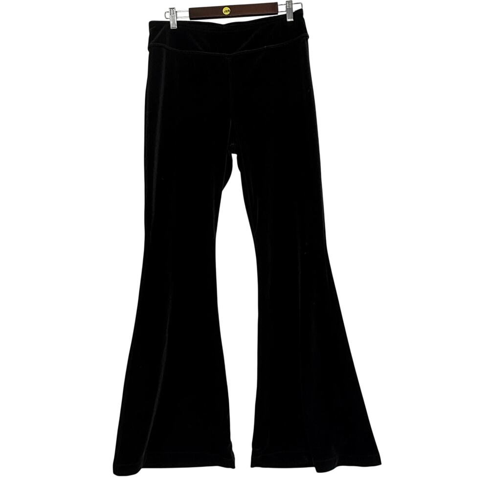 Sofia Jeans Melisa Black Velvet Super Flare Pants L
